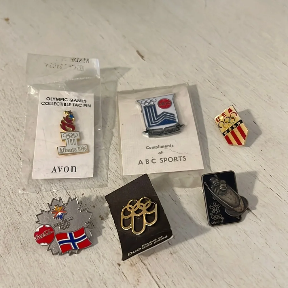 Lot Olympic Games pins 1980-2002 ABC Wide world of sports lake placid SLC MORE